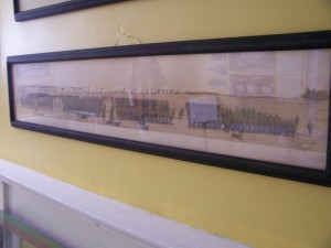 Panoramic view of the 85th Overseas Battalion, Nova Scotia Highlanders.